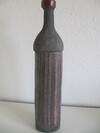 Raku, weißer Steinzeugton, Glasuren, H 44cm